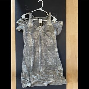 Brand new silver dress